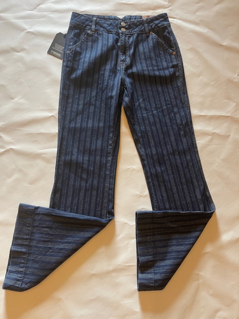 Rock&Roll Denim High Rise Trousers 
Extra Stretch Size 29x34
NWT